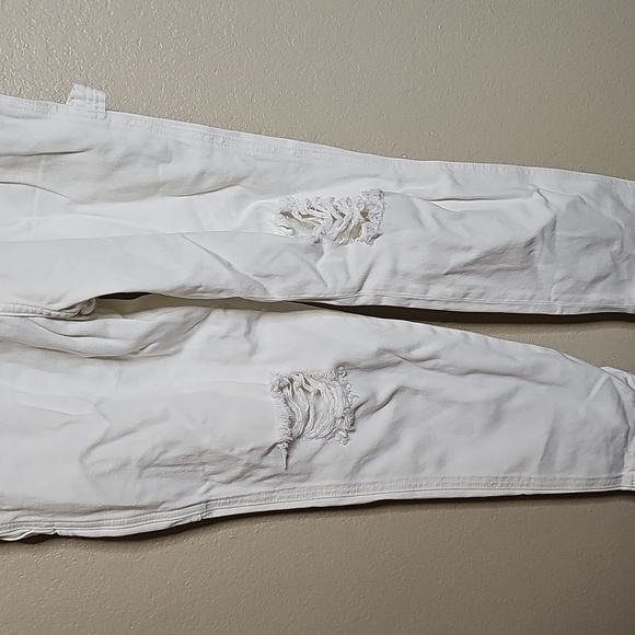 NWT Sandrine Rose Small Women's White Denim Overalls - Picture 4 of 10